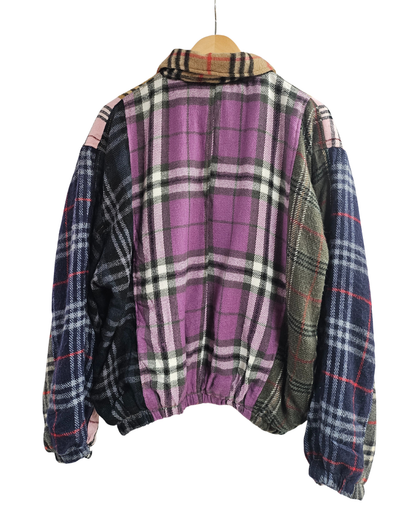 Burberry Scarf Reworked Jacket - L