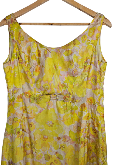 Authentic Eva Pascal Paris Yellow Floral Summer Dress