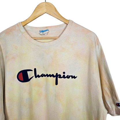 Champion Acid Wash Logo T-Shirt - XL