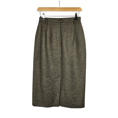 Bardehle Wool Tweed Longline Pencil Skirt