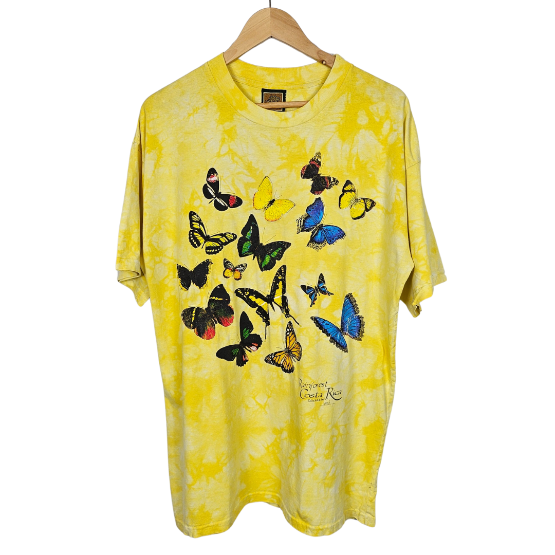 Colour Natural Butterfly Print T-Shirt - L