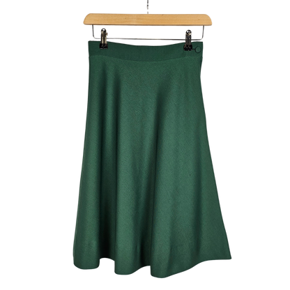 Forest Green A-line Skirt