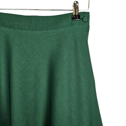 Forest Green A-line Skirt