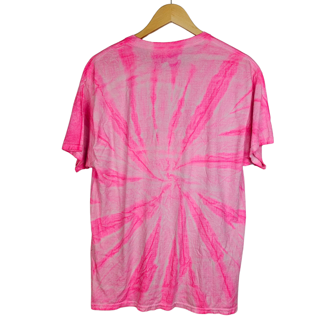 Hot Pink Tennessee Volunteers Tie Dye T-Shirt - L