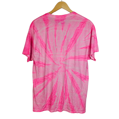 Hot Pink Tennessee Volunteers Tie Dye T-Shirt - L