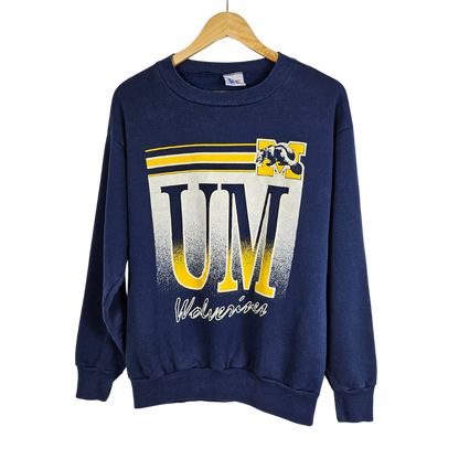 America's Finest UM Wolverines Print Sweatshirt - L