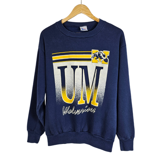 America's Finest UM Wolverines Print Sweatshirt - L