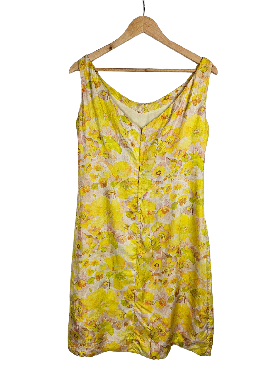 Authentic Eva Pascal Paris Yellow Floral Summer Dress