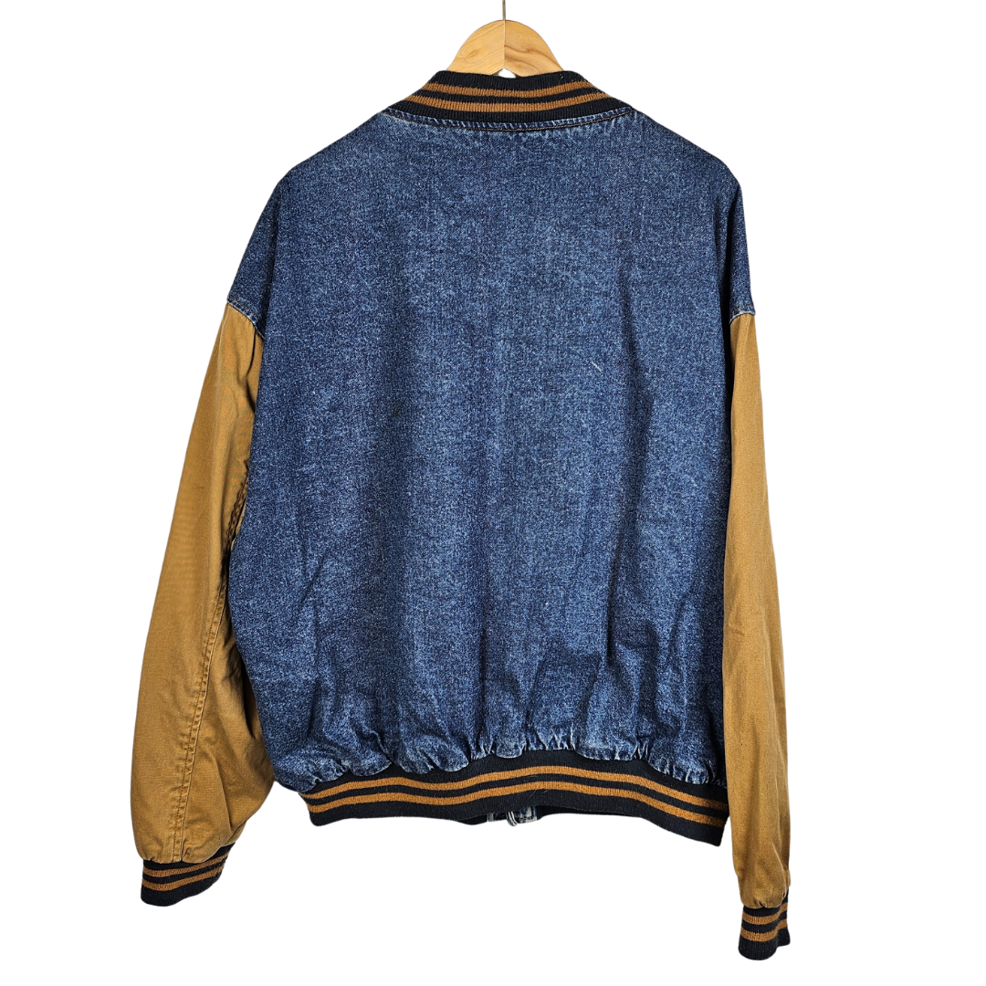 Dunbrooke Denim 'Sure Stop' Logo Varsity Jacket