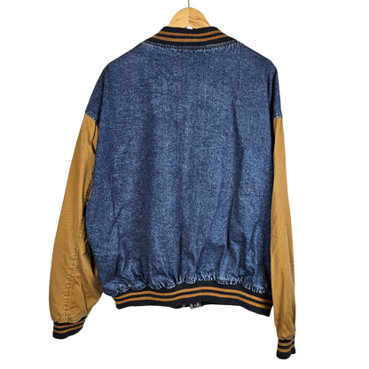 Dunbrooke Denim 'Sure Stop' Logo Varsity Jacket