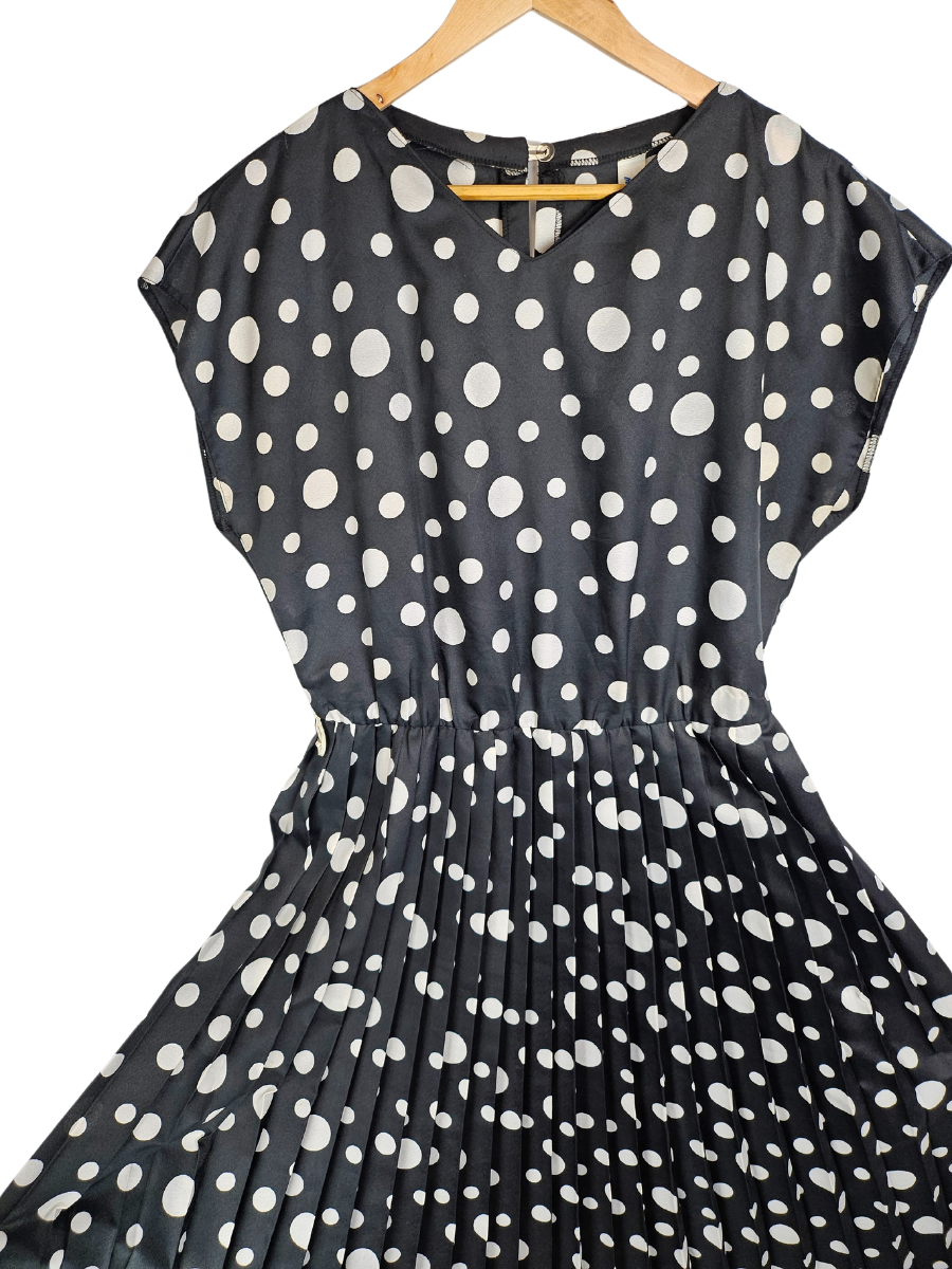 Retro Style Polka Dot Dress