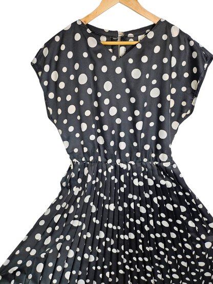 Retro Style Polka Dot Dress