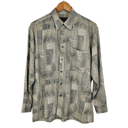 Futuro Abstract Pattern Shirt - M