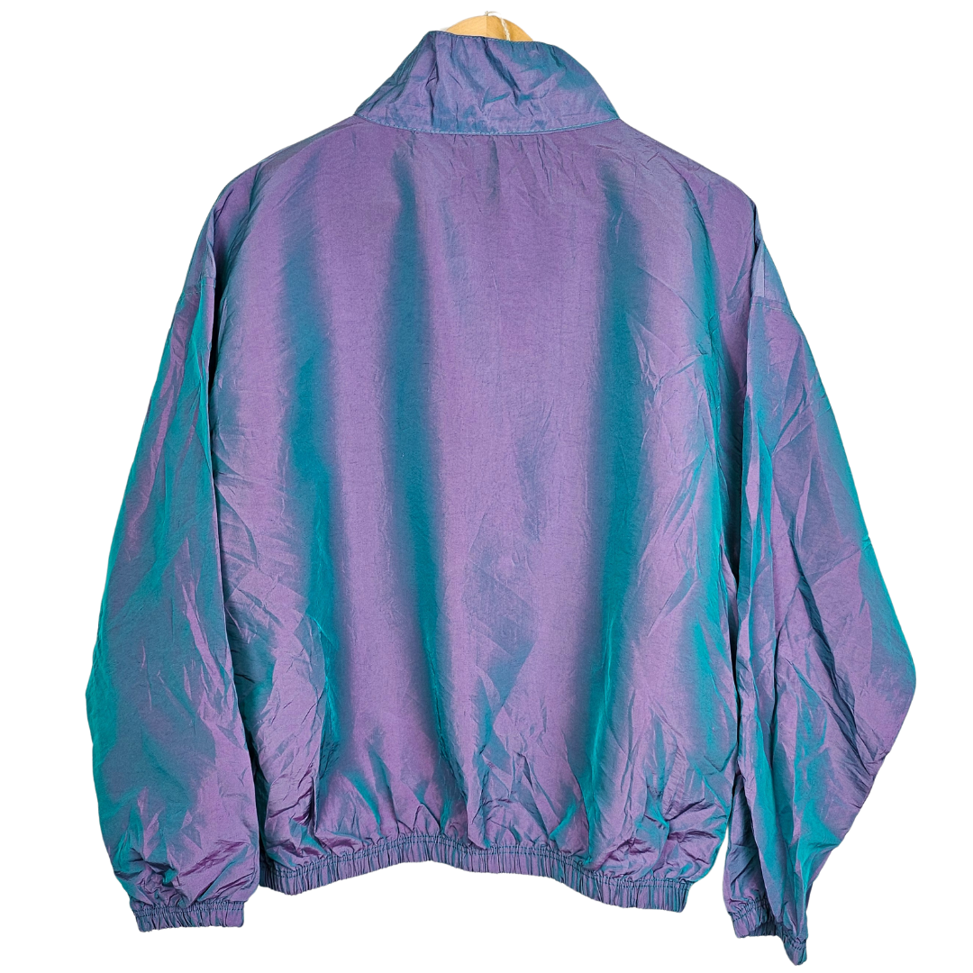 Body Wrappers Purple Iridescent Cagoule Style Jacket - L