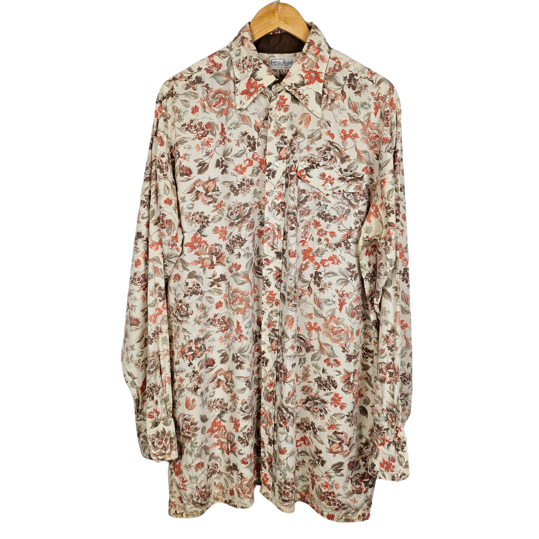 The King Size Floral Shirt - 17"