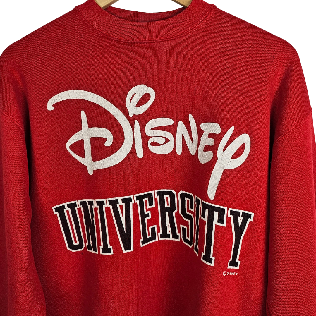 Disney Wear University Slogan Sweatshirt - L