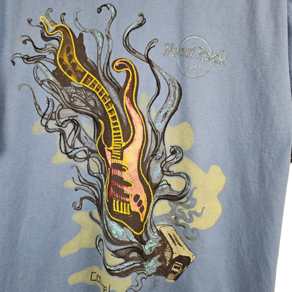 Hard Rock Cafe Cozumel Guitar Print T-shirt - L