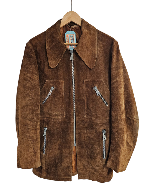 Brown Suede jacket - M