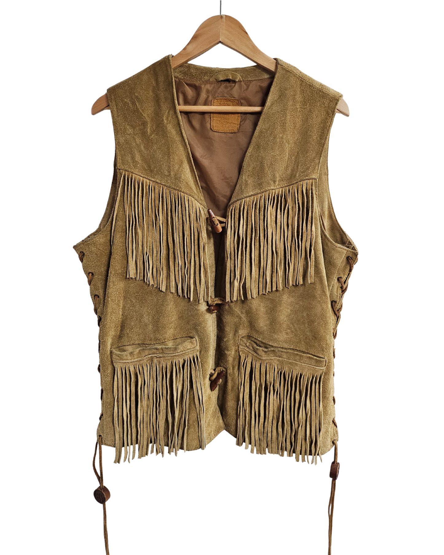 Hen Gericke Tan Tassel Waistcoat - M