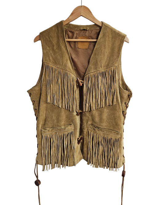 Hen Gericke Tan Tassel Waistcoat - M