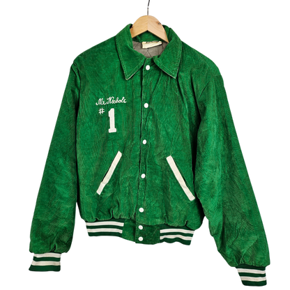 Athletics Apparel Collared Arundel Corduroy Varsity Jacket - XL