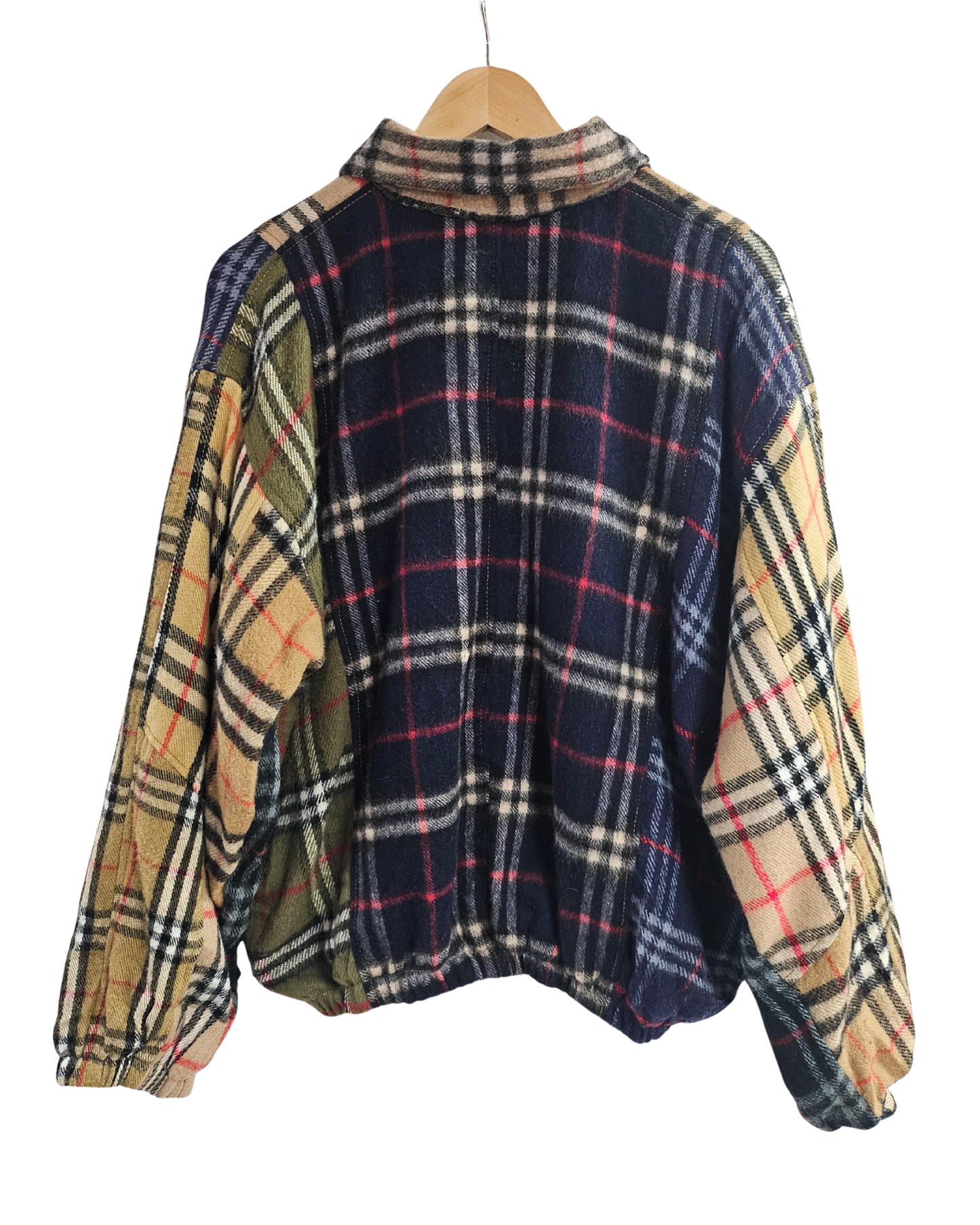 Burberry Scarf Reworked Jacket - L