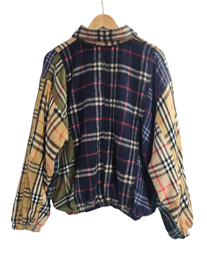 Burberry Scarf Reworked Jacket - L