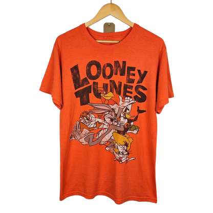 Looney Tunes Official Faded Character T-shirt - M