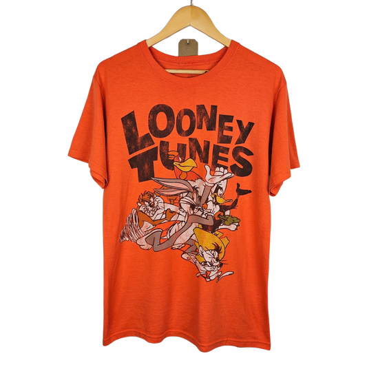 Looney Tunes Official Faded Character T-shirt - M