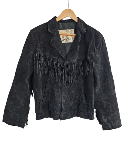 Ground Zero Suede Tassel Jacket - S/M