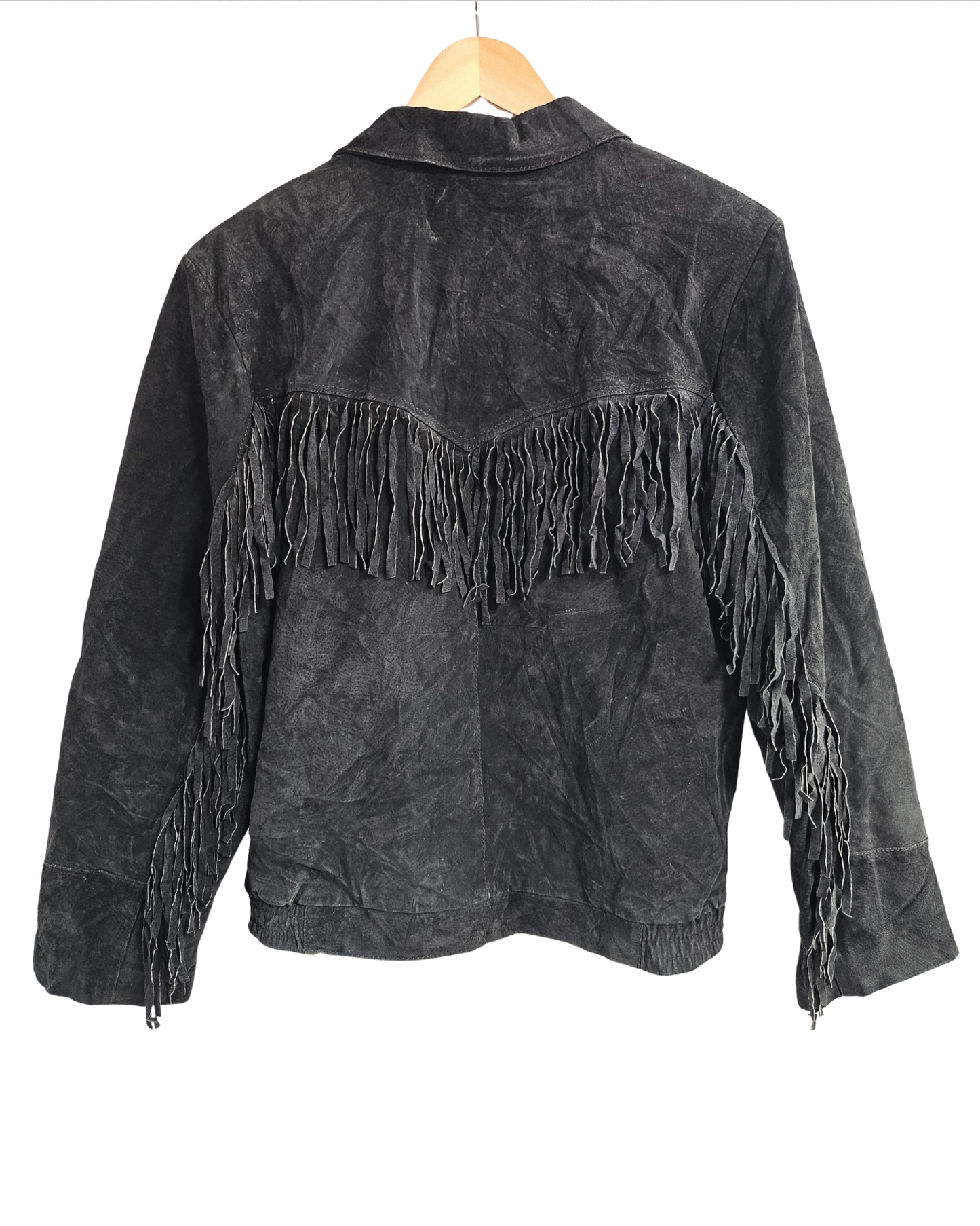 Ground Zero Suede Tassel Jacket - S/M
