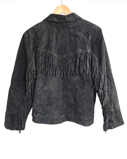 Ground Zero Suede Tassel Jacket - S/M