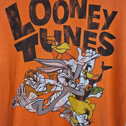 Looney Tunes Official Faded Character T-shirt - M