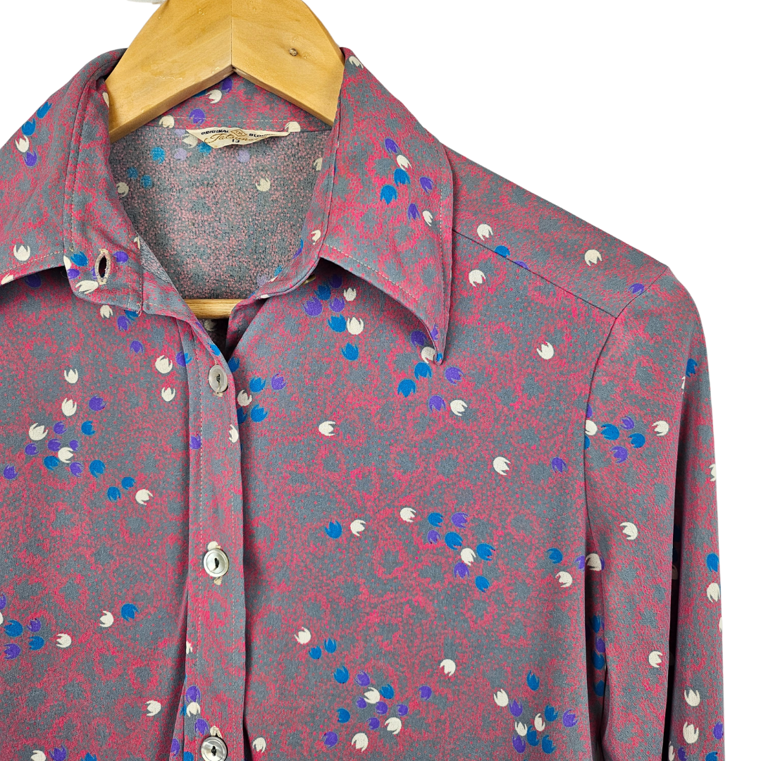 Fatsunami Ditsy Print Retro Shirt