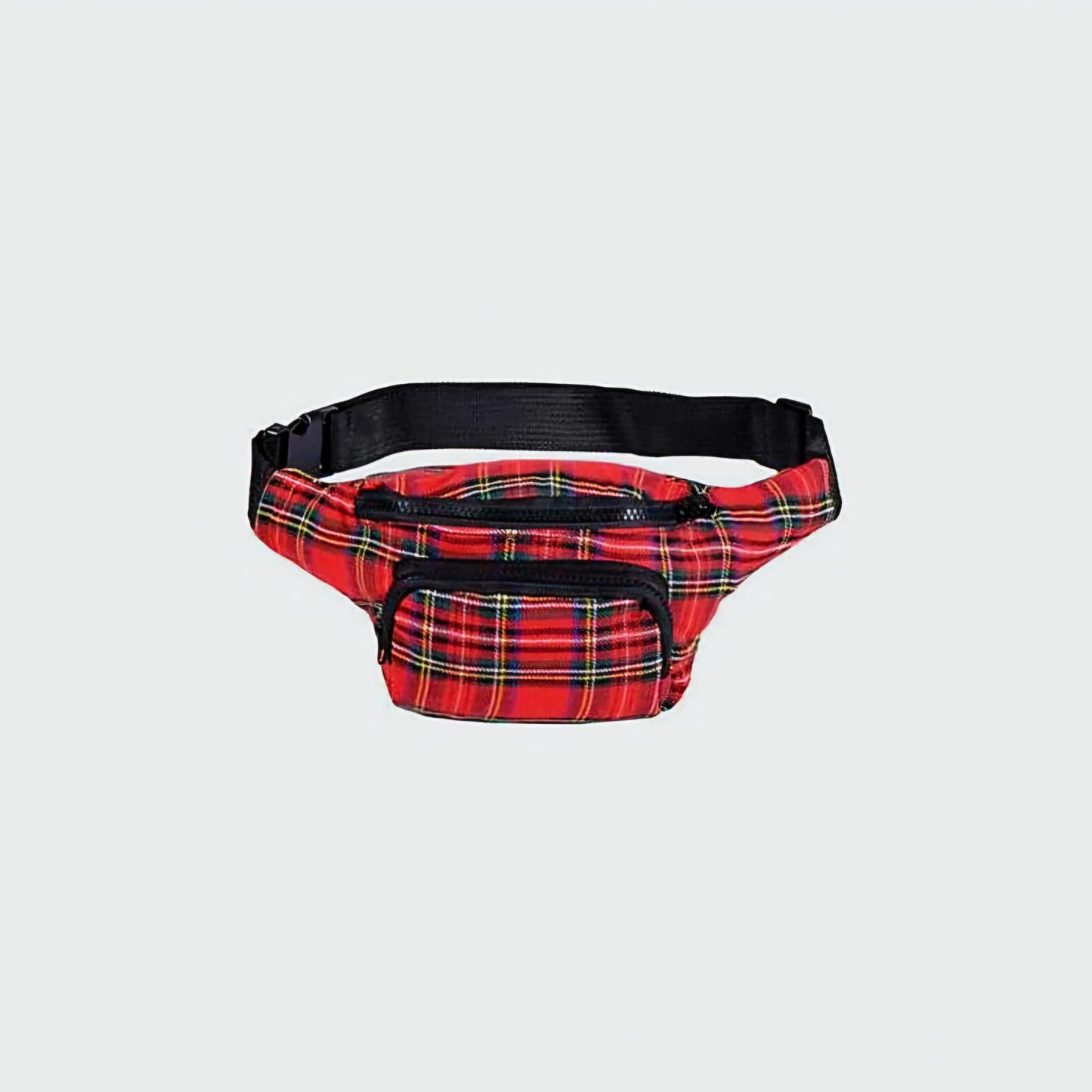 Red Tartan Bumbag