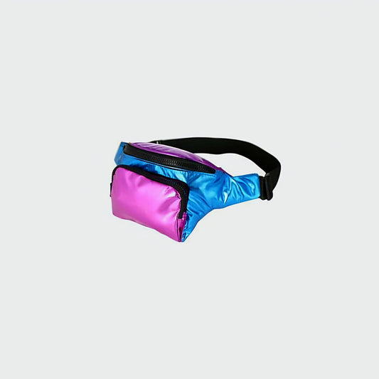 Metallic Blue and Purple Bumbag