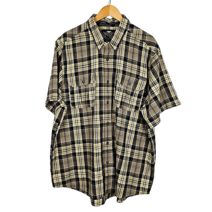 Harley Davidson Check Button Up Shirt - XXL