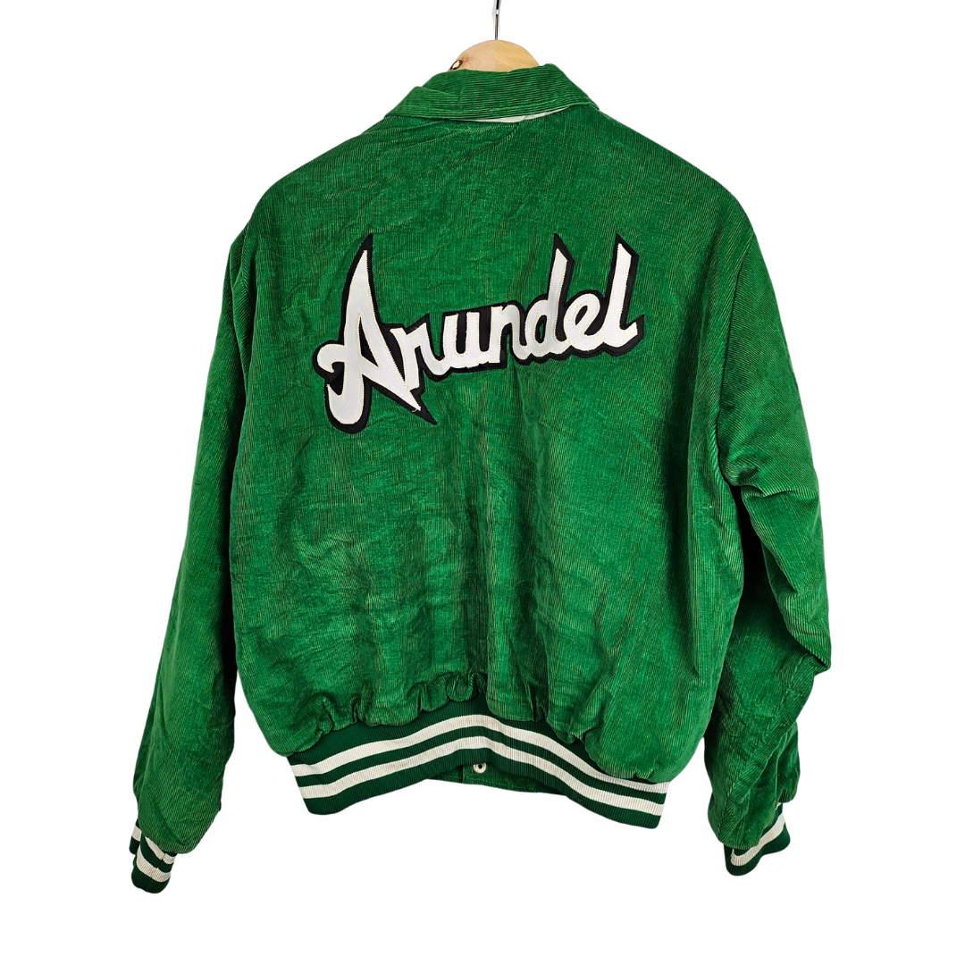 Athletics Apparel Collared Arundel Corduroy Varsity Jacket - XL