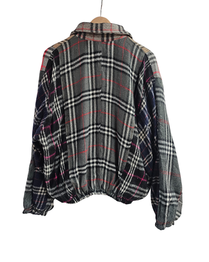 Burberry Scarf Reworked Jacket - L