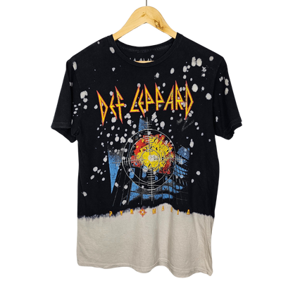 Official Def Leppard Pyromania Bleached T-Shirt - S