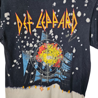 Official Def Leppard Pyromania Bleached T-Shirt - S