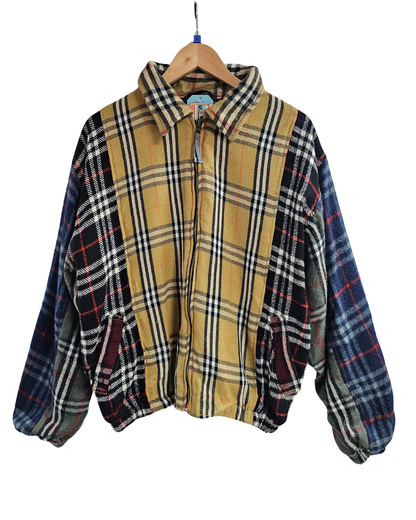 Burberry Scarf Reworked Jacket - L