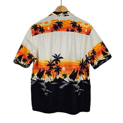 Royal Creations Sunset Print Hawaiian Shirt - L