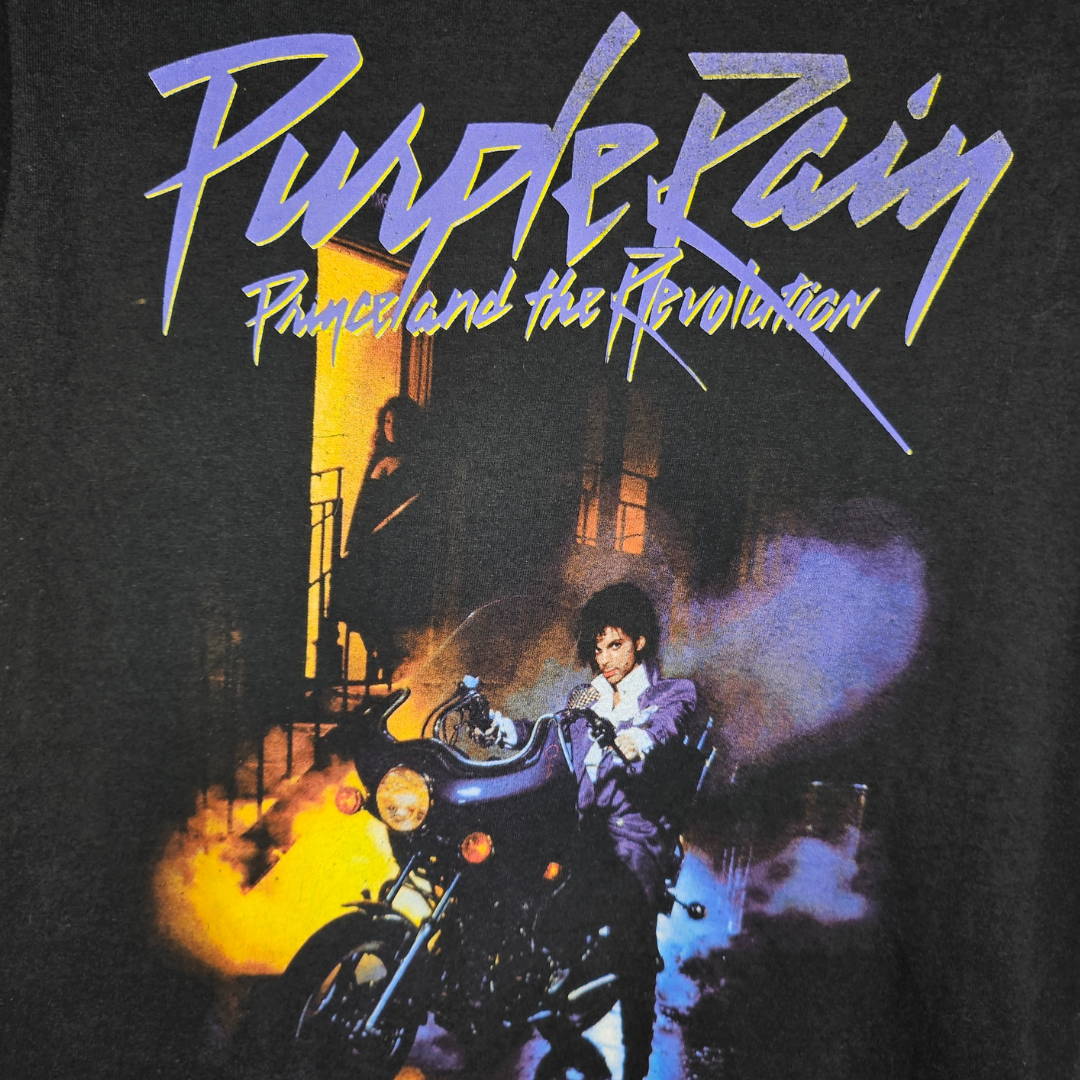 The Prince Estate Official Purple Rain Print T-shirt - S