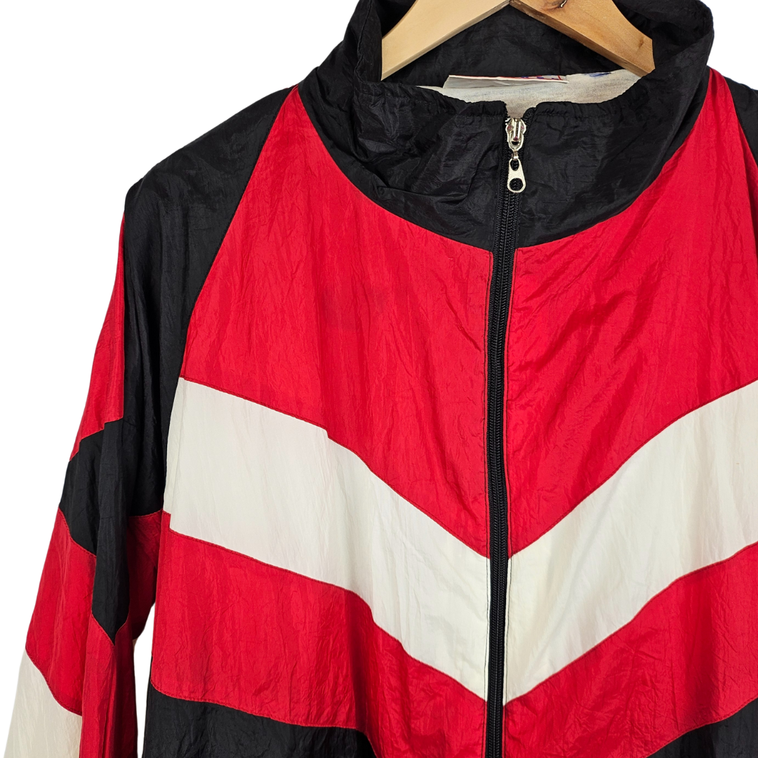 Spalding Athletic Apparel Chevron Retro Style Jacket - L