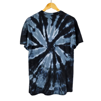 Laff Brewing Blue Grey Tie Dye T-Shirt - M