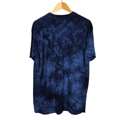 The Mountain Blue Wolf Print T-Shirt - L