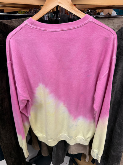 Rolling Stones Lips Tie Dye Sweatshirt - S