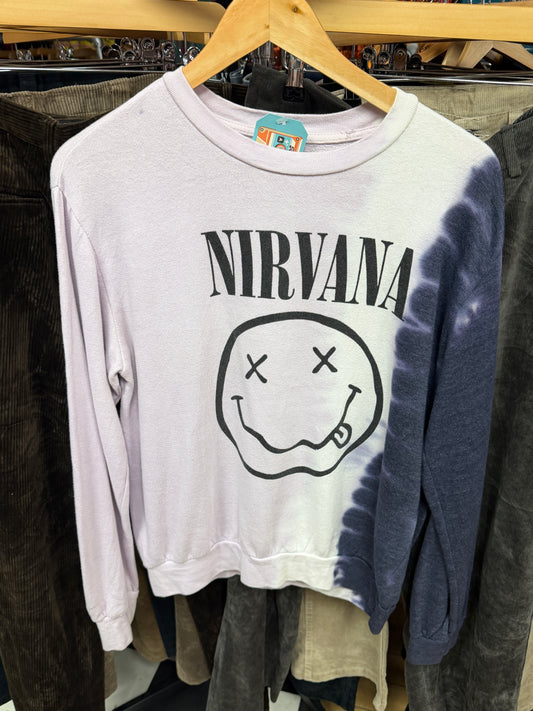 Nirvana Tie Dye Sweatshirt - M