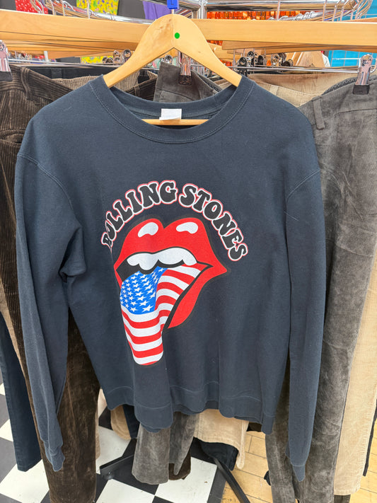 Rolling Stones USA Lips Sweatshirt - L